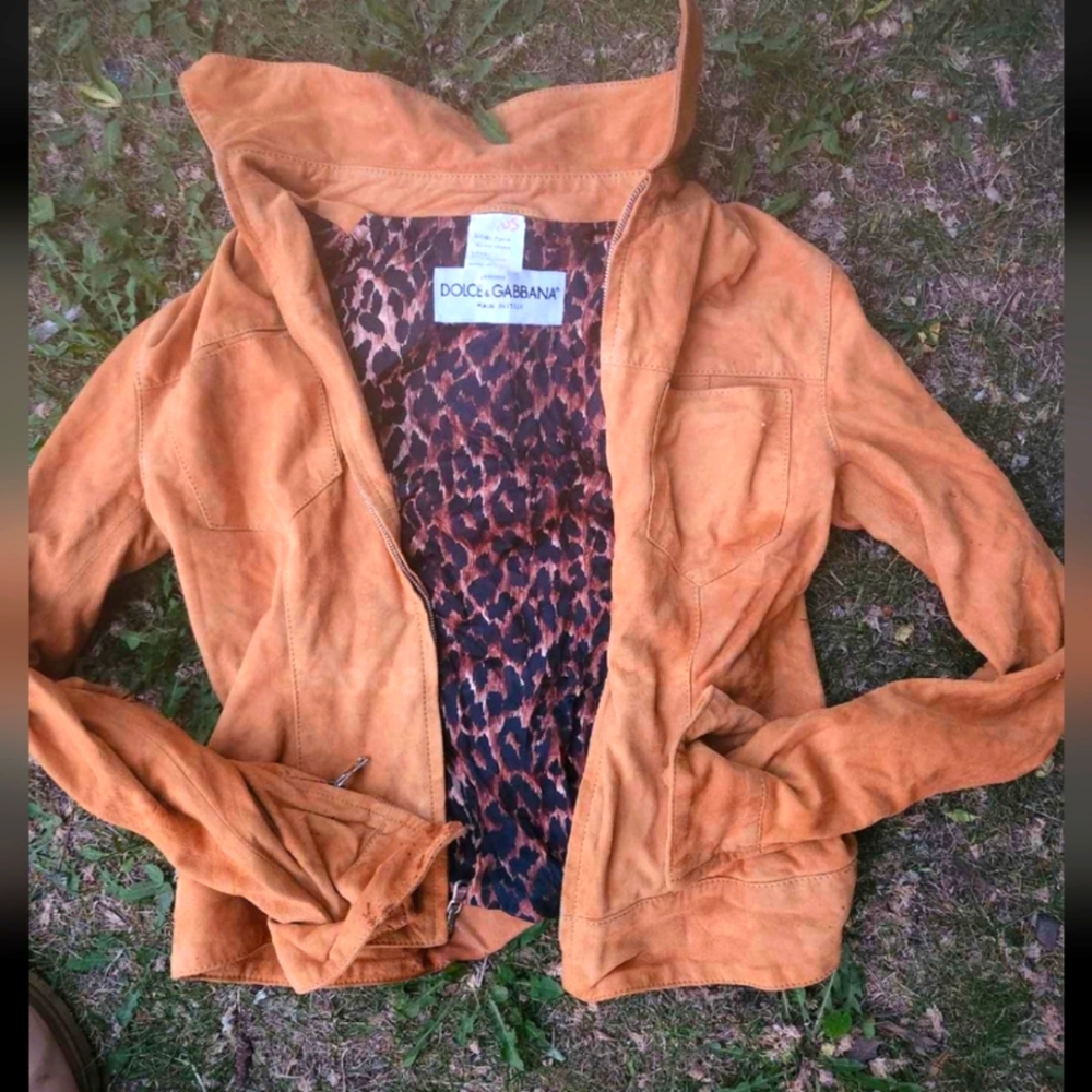 Dolce & Gabbana Real Leather Jacket